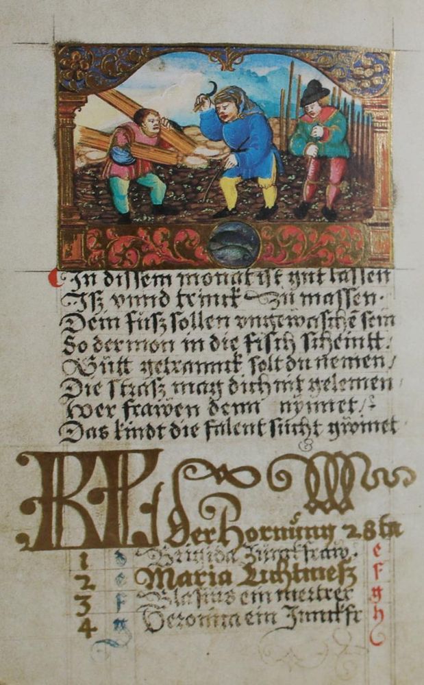 Große Abbildung Nr.1: 137-427 Koschorreck,W.: (Juridica und Kriminologie, Sachsenspiegel)