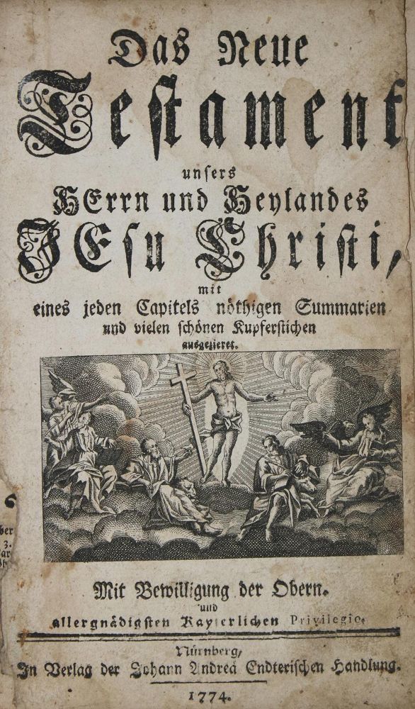 Große Abbildung Nr.1: 137-43 Biblia germanica.: (Bibeln)