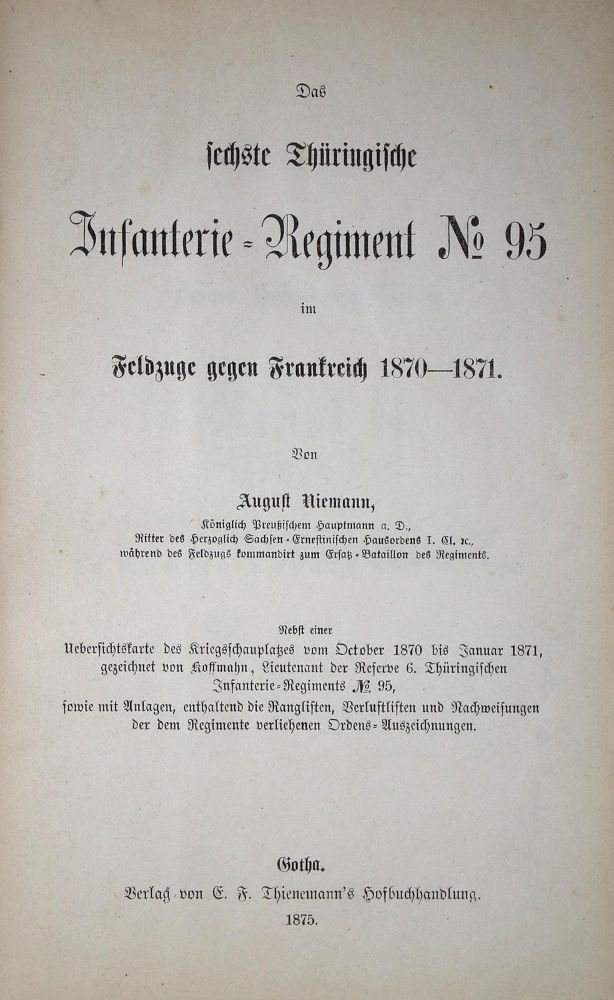 Große Abbildung Nr.1: 137-476 Niemann,A.: (Militaria, Regimentsgeschichte)