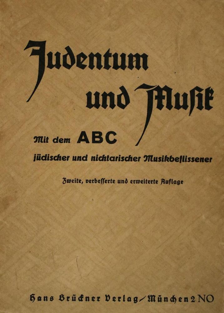 Große Abbildung Nr.1: 137-500 Rock,C.M. u. H.Brückner.: (Musik, Judaica)