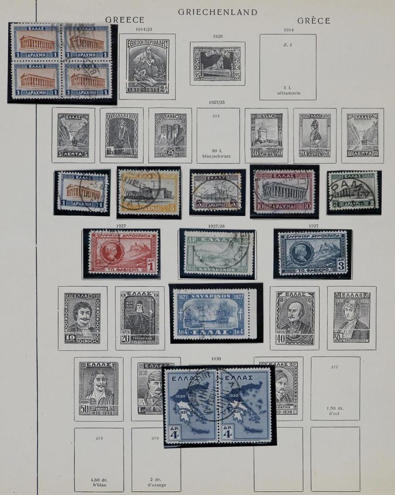 Große Abbildung Nr.1: 137-519 Umfangreiche Sammlung: (Philatelie)