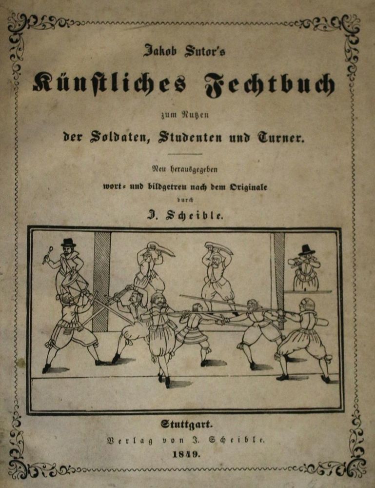 Große Abbildung Nr.1: 137-554 Sutor,J.: (Sport, Fechten)