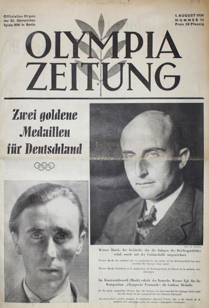 Große Abbildung Nr.1: 137-557 Olympia-Zeitung.: (Sport, Olympiade)