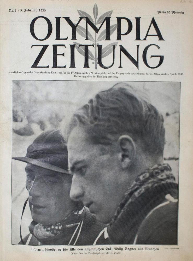 Große Abbildung Nr.2: 137-557 Olympia-Zeitung.: (Sport, Olympiade)