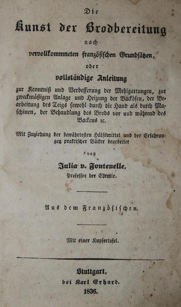Große Abbildung Nr.1: 137-576 Fontenelle,J.v.: (Küche und Haushalt, Bäckerei und Konditorei)