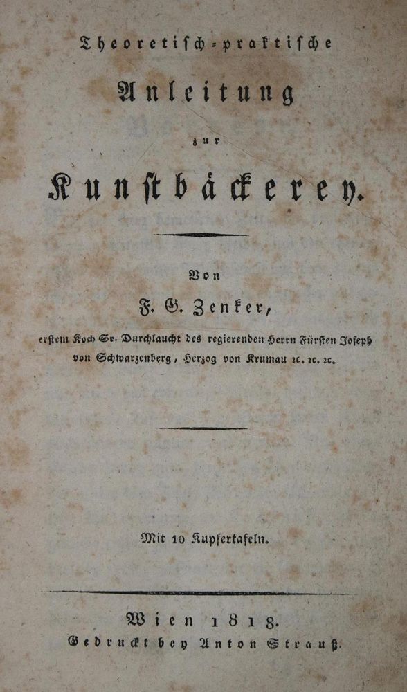 Große Abbildung Nr.1: 137-579 Zenker,F.G.: (Küche und Haushalt, Bäckerei und Konditorei)