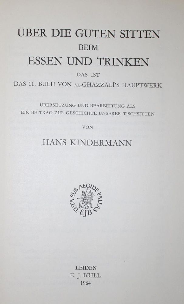 Große Abbildung Nr.1: 137-583 Gastrosophie.: (Küche und Haushalt)
