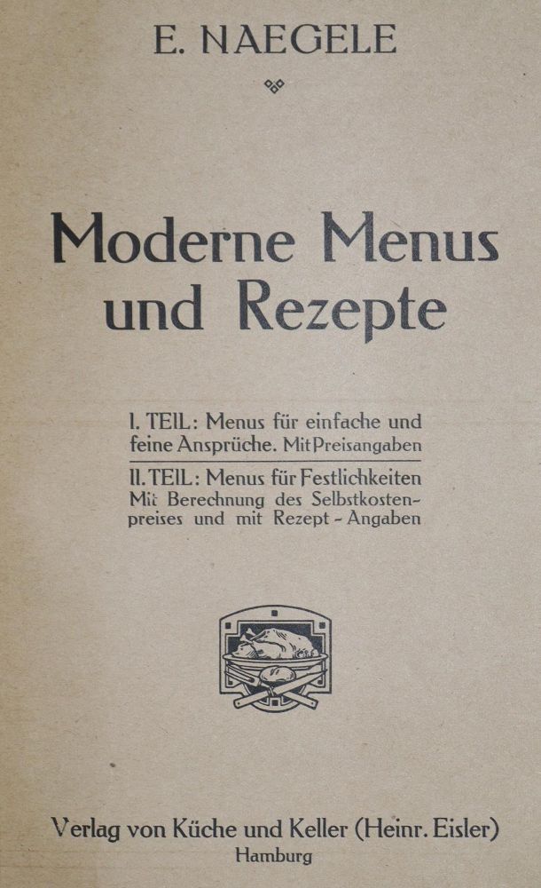 Große Abbildung Nr.3: 137-585 Malortie,E.v.: (Küche und Haushalt, Gaststätten-Hotellerie)