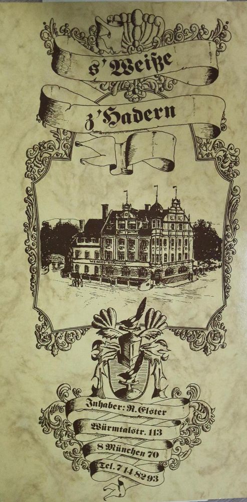 Große Abbildung Nr.2: 137-587 Speisekarten.: (Küche und Haushalt, Gaststätten-Hotellerie)