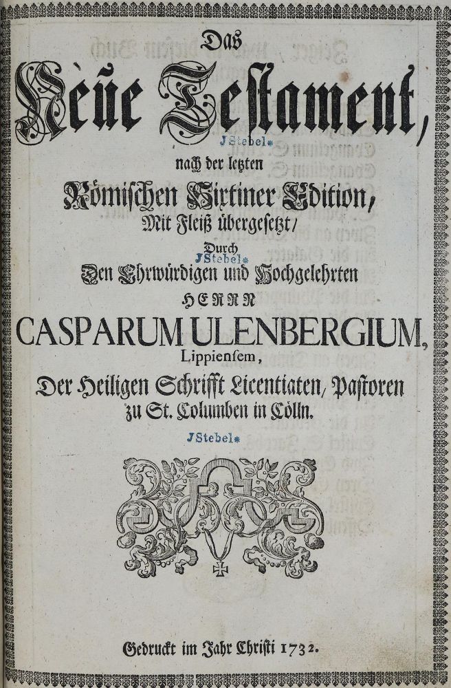 Große Abbildung Nr.3: 137-59 Sacra Biblia: (Bibeln)