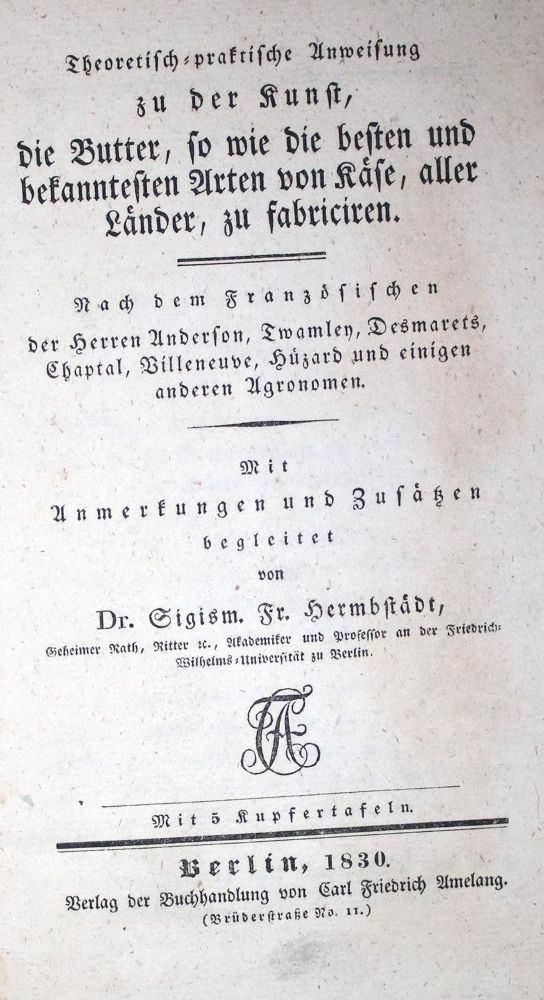 Große Abbildung Nr.1: 137-609 Hermbstädt,S.F.: (Küche und Haushalt, Käserei)