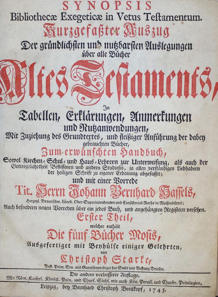 Große Abbildung Nr.1: 137-62 Starke,C.: (Bibeln)