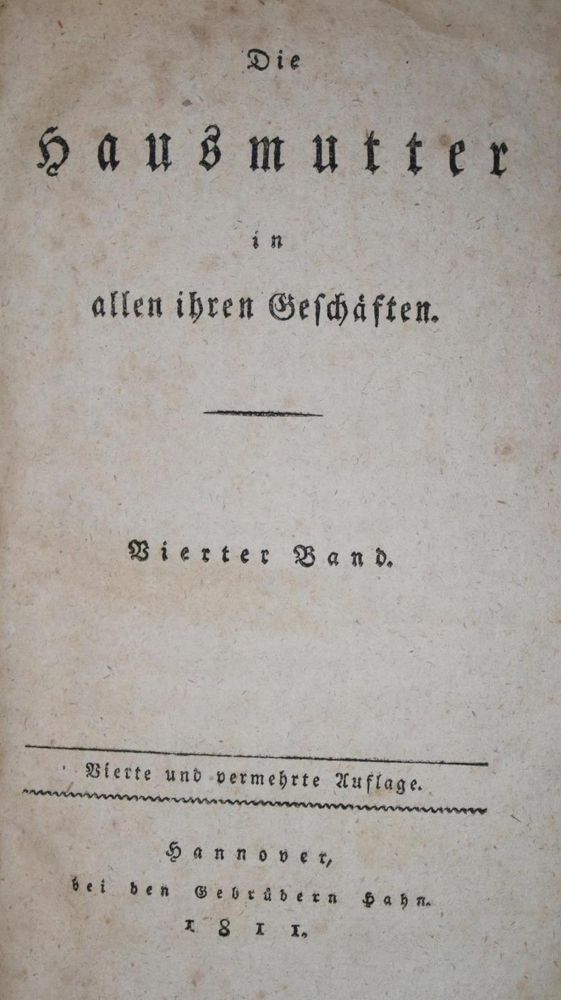 Große Abbildung Nr.1: 137-627 (Germershausen,C.F.).: (Küche und Haushalt, Kochbücher)