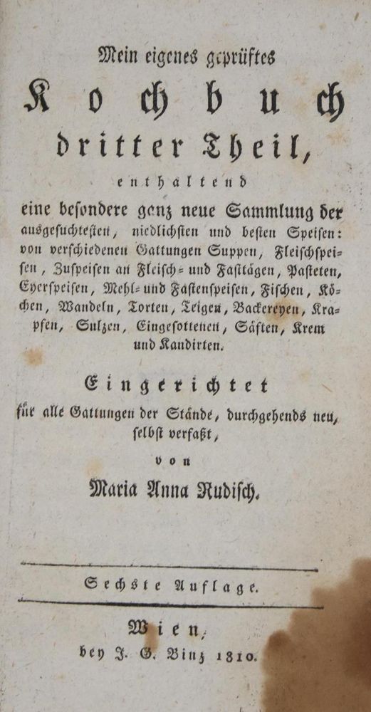 Große Abbildung Nr.1: 137-646 Gartler,I.: (Küche und Haushalt, Kochbücher, Österreich)