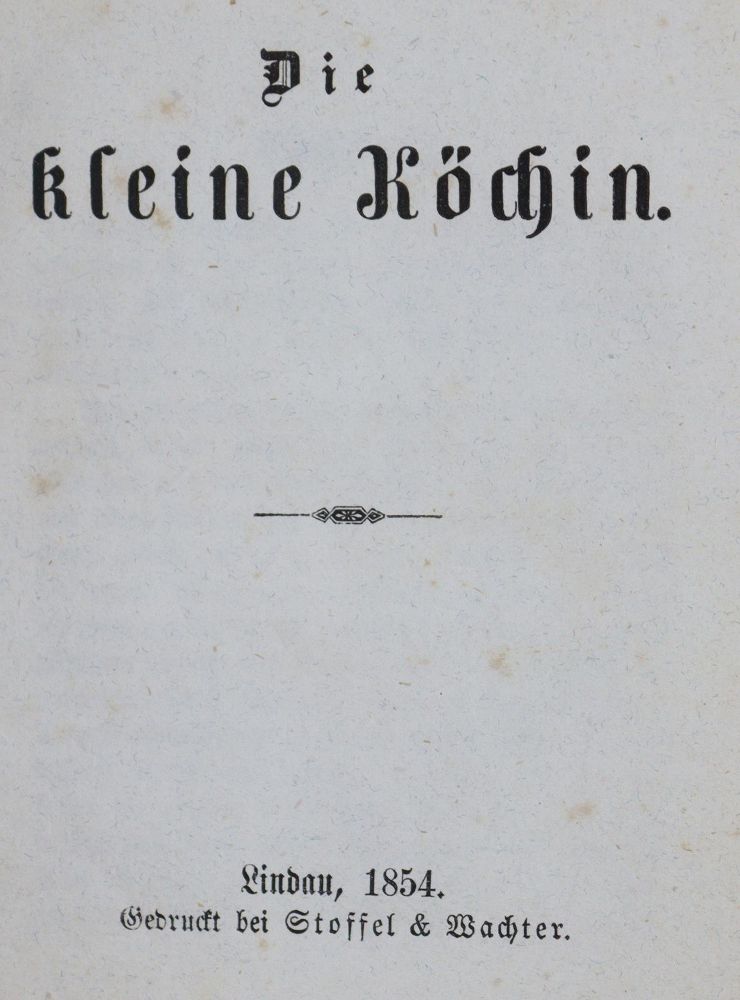 Große Abbildung Nr.4: 137-650 Puppenkochbücher.: (Küche und Haushalt, Kochbücher)