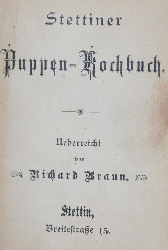 Große Abbildung Nr.7: 137-650 Puppenkochbücher.: (Küche und Haushalt, Kochbücher)