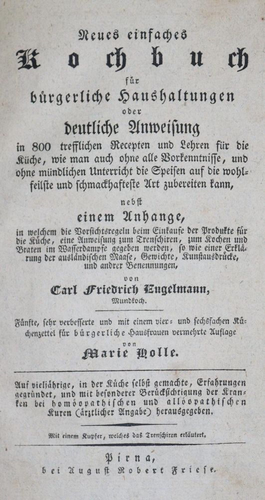 Große Abbildung Nr.3: 137-671 Emmerich,E.: (Küche und Haushalt, Kochbücher, Schwaben)