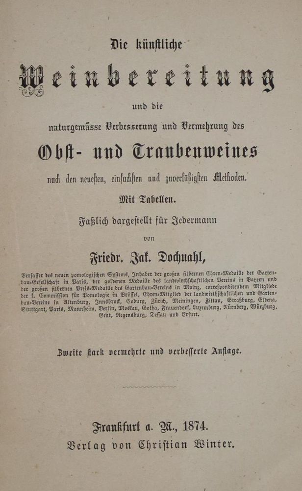 Große Abbildung Nr.3: 137-695 Schimanski,A.: (Land- und Forstwirtschaft, Wein und Weinbau)