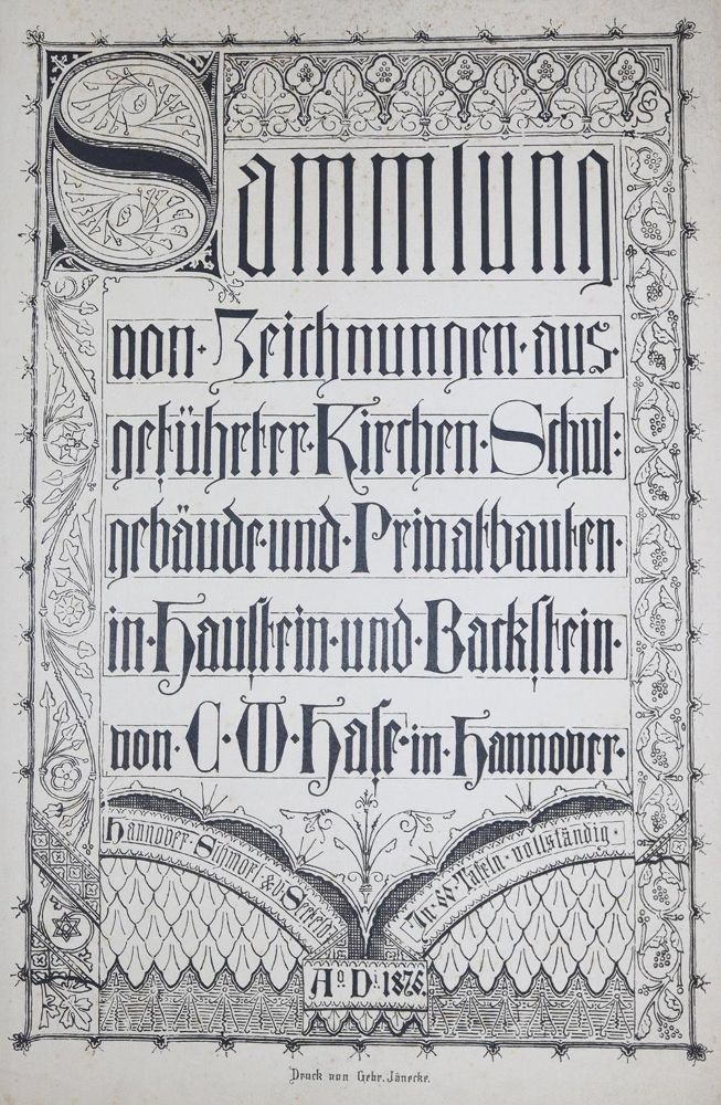 Große Abbildung Nr.1: 137-702 Hase,C.W.: (Architektur)
