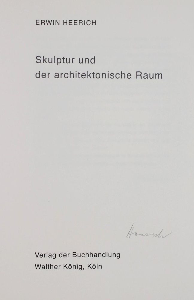 Große Abbildung Nr.1: 137-728 Heerich,E.: (Kunstwissenschaft)
