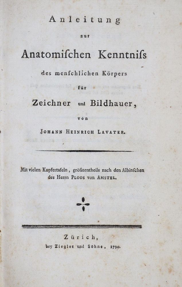 Große Abbildung Nr.2: 137-736 Lavater,J.H.: (Kunstwissenschaft)