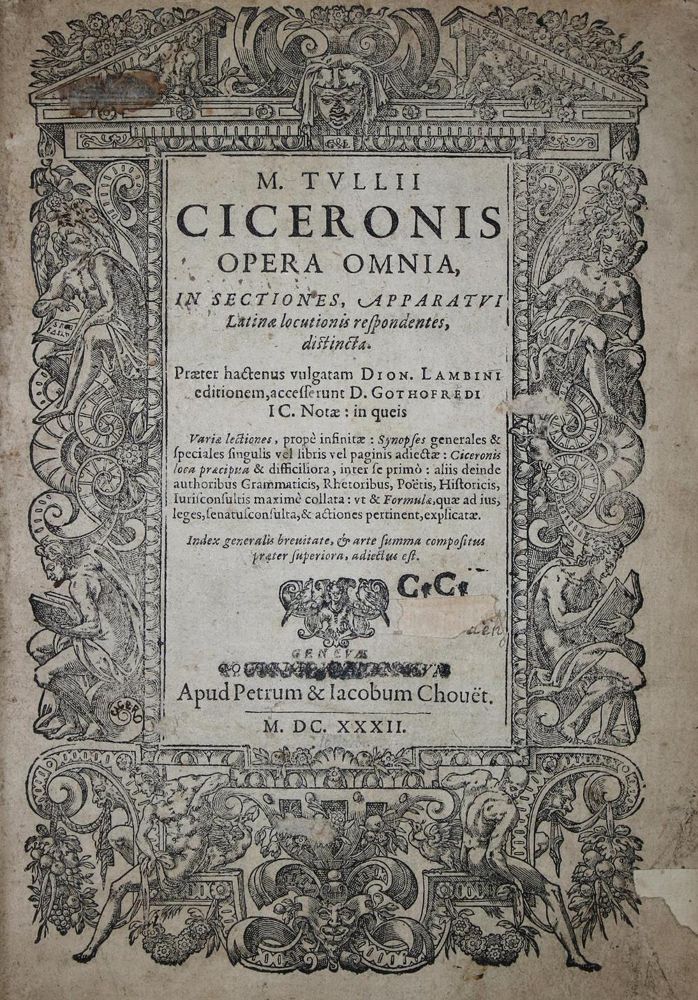 Große Abbildung Nr.1: 137-82 Cicero,M.T.: (Alte Drucke, Handschriften und Theologie)
