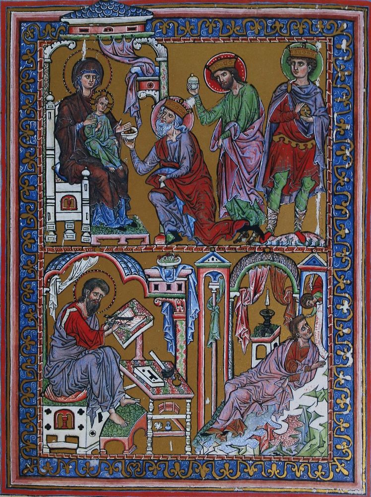 Große Abbildung Nr.1: 137-822 Goslarer Evangeliar.: (Faksimile)