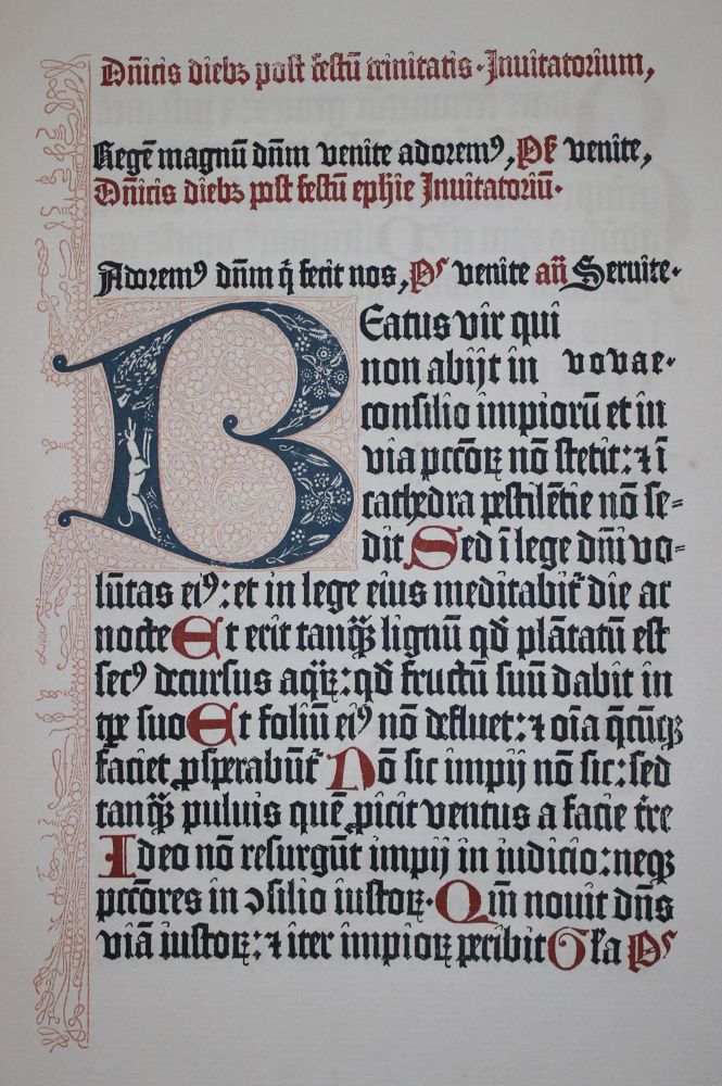 Große Abbildung Nr.1: 137-830 Mainzer Psalter von 1457.: (Faksimile)