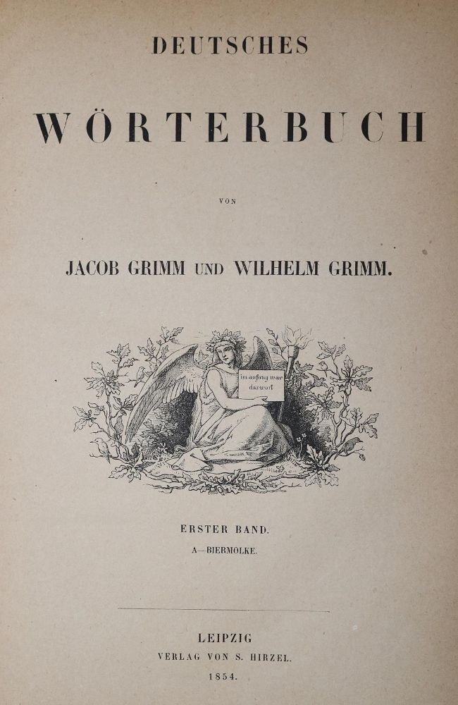 Große Abbildung Nr.2: 137-847 Grimm,J. u. W.Grimm.: (Lexika - Wörterbücher - Sprachwissenschaften)