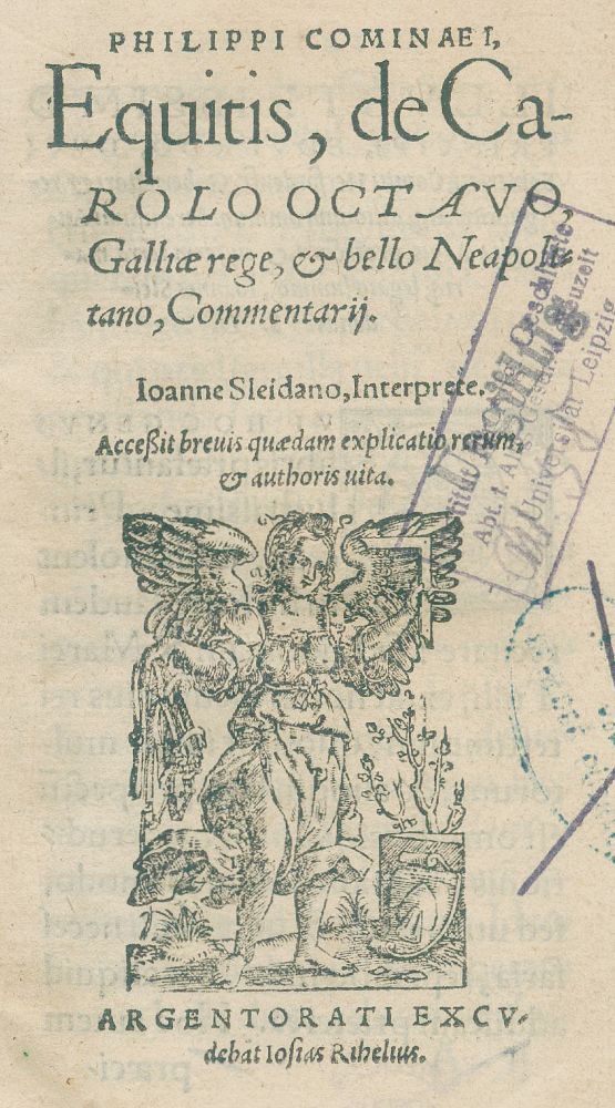 Große Abbildung Nr.1: 137-86 Commines, Philippe de.: (Alte Drucke, Handschriften und Theologie)