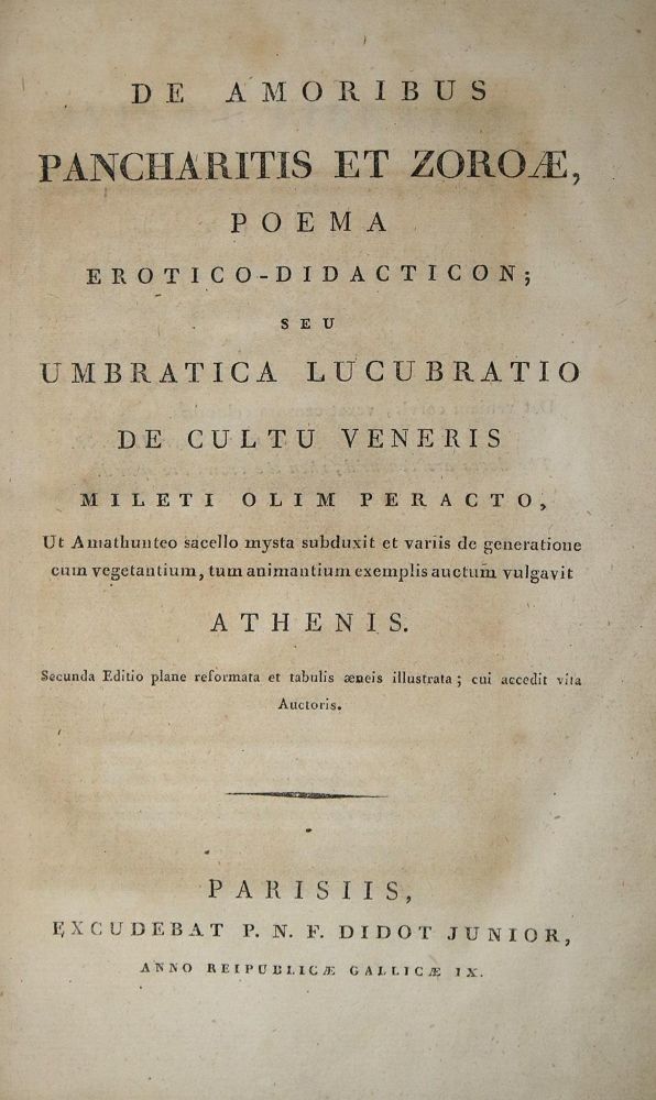 Große Abbildung Nr.1: 137-892 (Petit-Radel,P.).: (Erotika - Galantes)