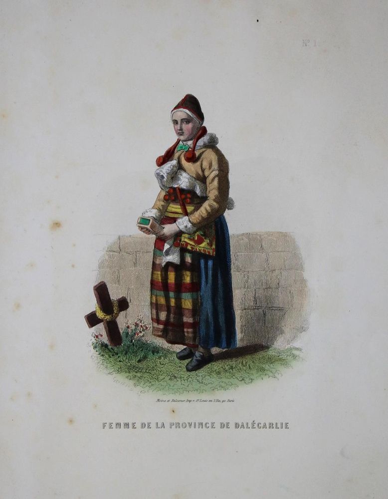 Große Abbildung Nr.1: 137-900 Camino,C. u. F.Regamey.: (Mode und Trachten, Schweden)