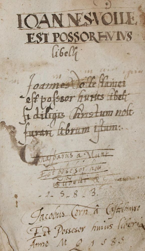Große Abbildung Nr.2: 137-94 Manuskripteinband.: (Einband)