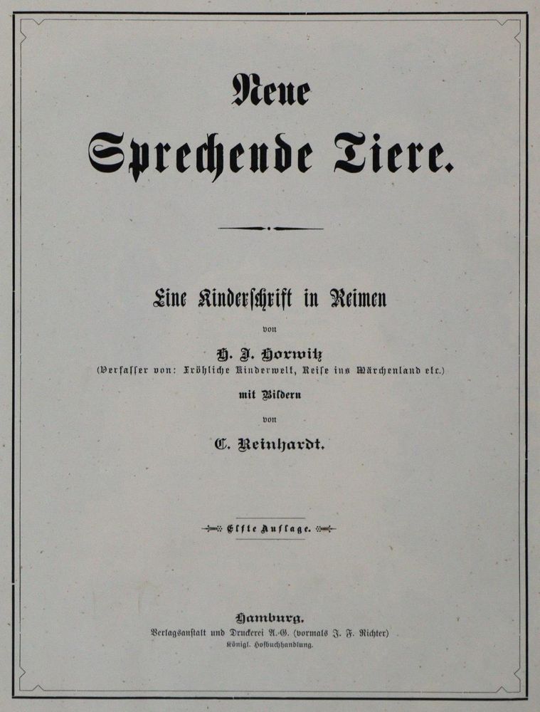 Große Abbildung Nr.2: 137-943 Horwitz,H.J.: (Reinhardt)