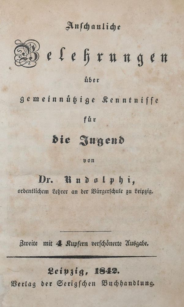 Große Abbildung Nr.1: 137-946 Rudolphi,(A.).: (Kinder- und Jugendbücher)