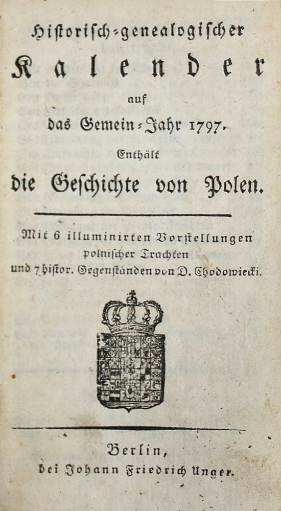 Große Abbildung Nr.2: 137-960 Historisch-genealogischer Kalender: (Almanache, Polen)