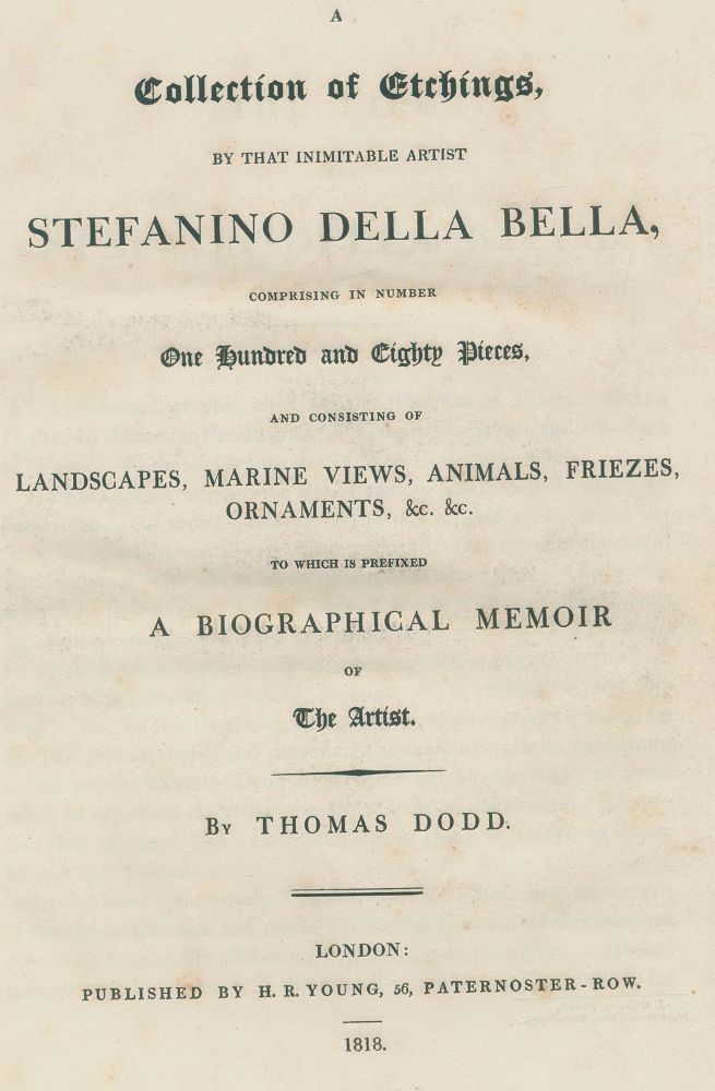 Große Abbildung Nr.1: 137-969 Bella,S. della.: (Literatur und illustrierte Bücher bis 19.Jahrhundert)