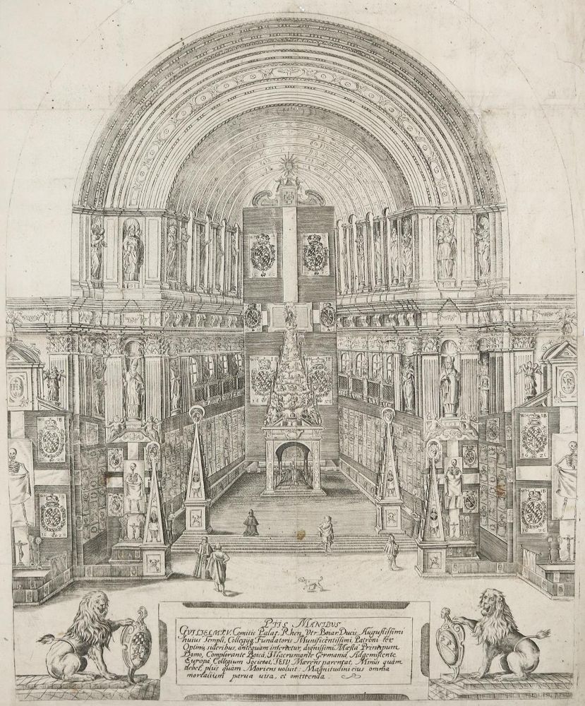 Große Abbildung Nr.1: 137-98 Castrum Doloris.: (Einblattdruck)