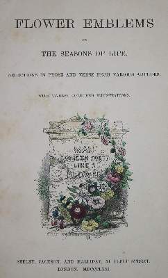 Bild Nr.1: 137-1002 Flower Emblems: (Literatur und illustrierte Bücher bis 19.Jahrhundert)