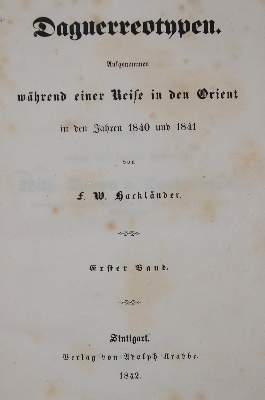 Bild Nr.1: 137-1021 Hackländer,F.W.: (Literatur und illustrierte Bücher bis 19.Jahrhundert)