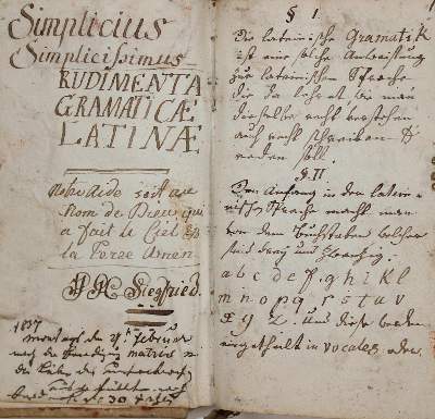 Bild Nr.1: 137-1026 Simplicissimus.: (Handschriften)