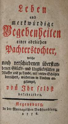 Bild Nr.1: 137-1027 (Hauffe,C.G.).: (Literatur und illustrierte Bücher bis 19.Jahrhundert)