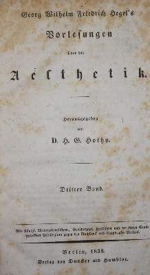 Bild Nr.1: 137-1028 Hegel,G.W.F.: (Literatur und illustrierte Bücher bis 19.Jahrhundert)