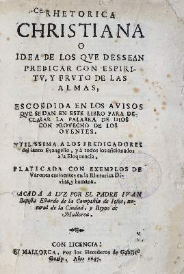 Bild Nr.1: 137-104 Escardo,J.B.: (Alte Drucke, Handschriften und Theologie)