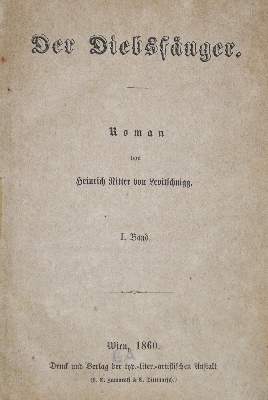 Bild Nr.1: 137-1062 Levitschnigg,H.v.: (Literatur und illustrierte Bücher bis 19.Jahrhundert)