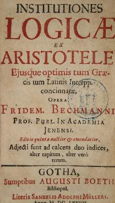 Bild Nr.2: 137-1065 Bechmann,F.: (Logik)