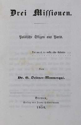 Bild Nr.1: 137-1078 Oelsner-Monmerque, G.,: (Literatur und illustrierte Bücher bis 19.Jahrhundert)
