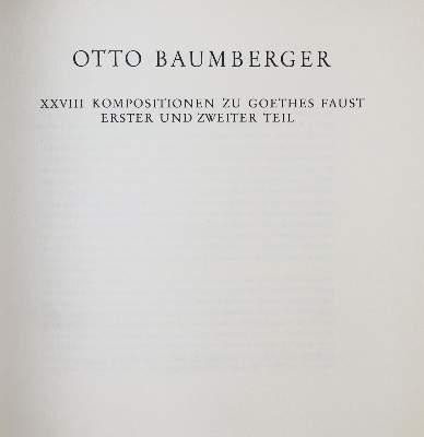 Bild Nr.2: 137-1123 Baumberger,O.: (Literatur und illustrierte Bücher 20.Jahrhundert - Alte Literatur in modernen Ausgaben)