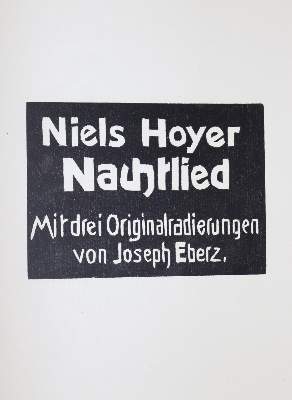 Bild Nr.2: 137-1161 Hoyer,N.: (Eberz)