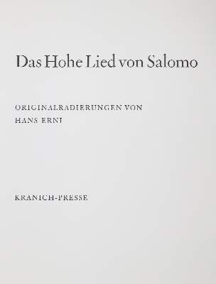 Bild Nr.3: 137-1182 Erni,H.: (Literatur und illustrierte Bücher 20.Jahrhundert - Alte Literatur in modernen Ausgaben)